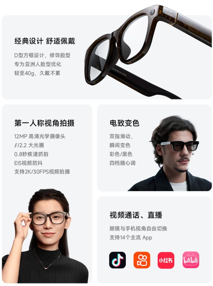 【Xiaomi小米】AI眼鏡