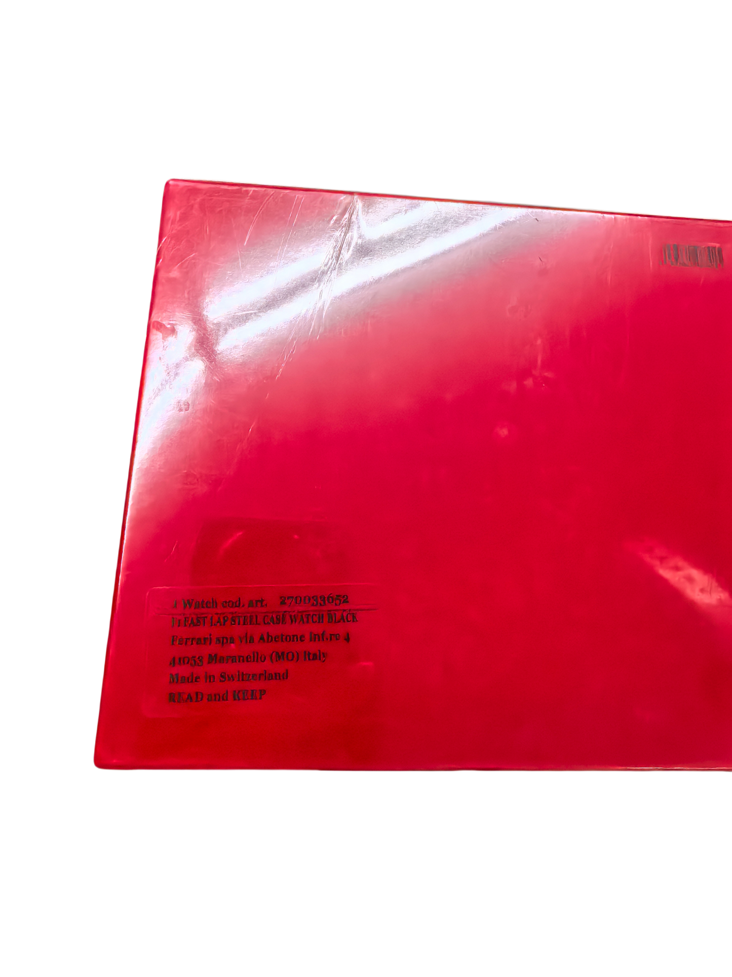 【Ferrari】F1 Fast Lap Watch 盒裝全新未拆(FE10IPBCGFC/瑞士製)