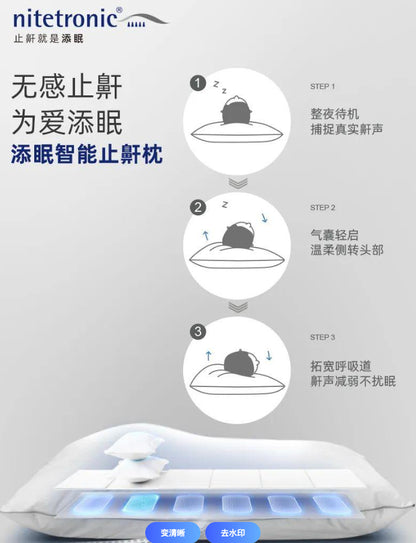 【德國Nitetronic】智能止鼾枕