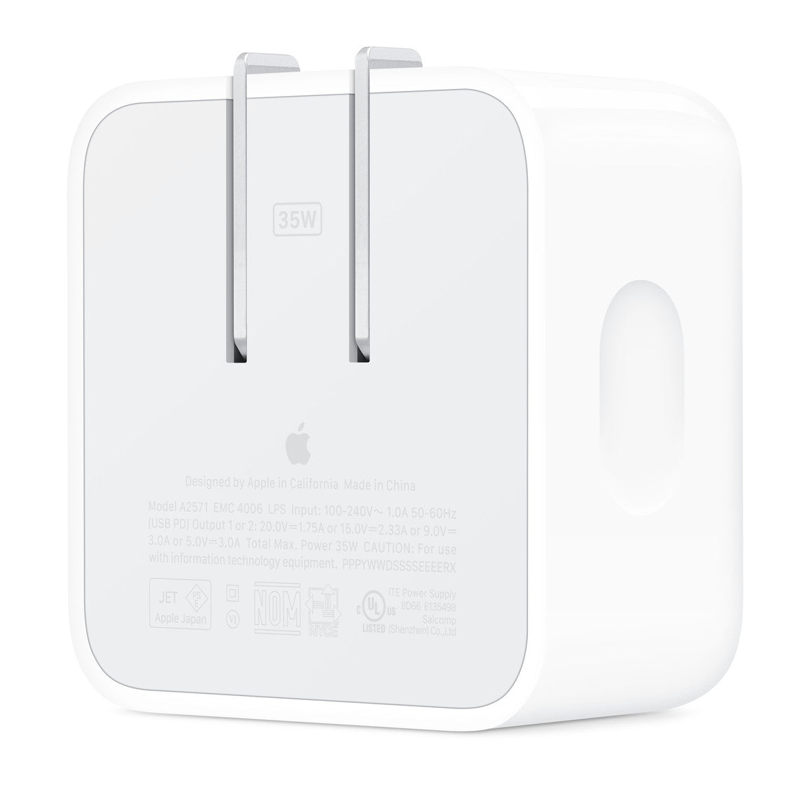 【Apple】35W 雙 USB-C 埠小型電源轉接器
